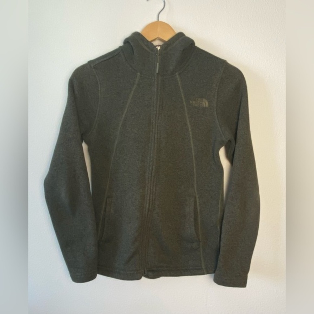 THE NORTH FACE SWEATER FULL‎ ZIP SHERPA LINED HOODIE WOMENS SIZE SMALL